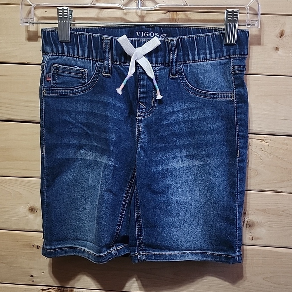 VIGOSS Girls Shorts Denim Size 7/8 Mid Malibu